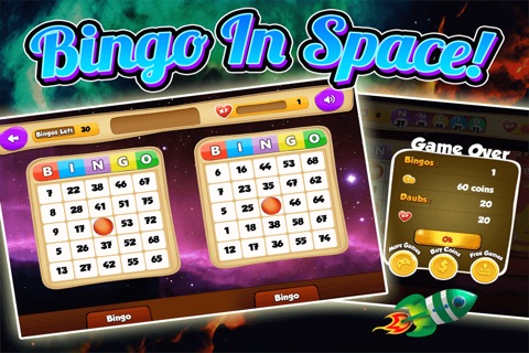 Space Bingo - Galactic Jackpot And Multiple Daubs screenshot 4