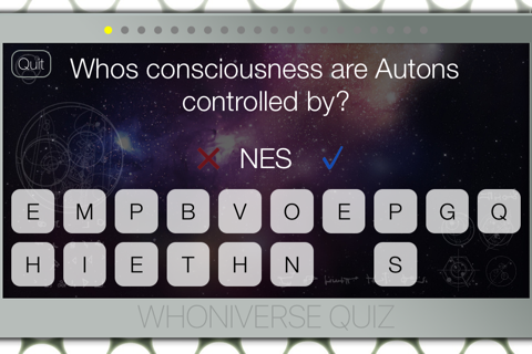 Whoniverse Quiz — trivia game for Doctor Who screenshot 3