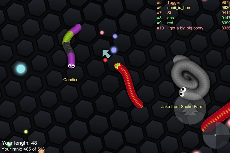 Flashy Snake - Rolling Worm All O Skins Unlocked screenshot 3