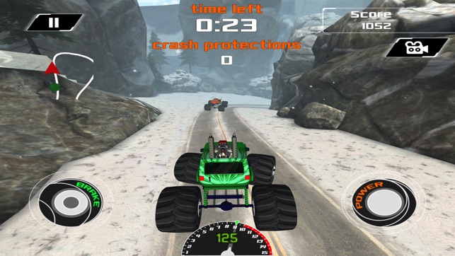 3D Monster Truck Snow Racing- Extreme Off-Road Winter Trials(圖2)-速報App