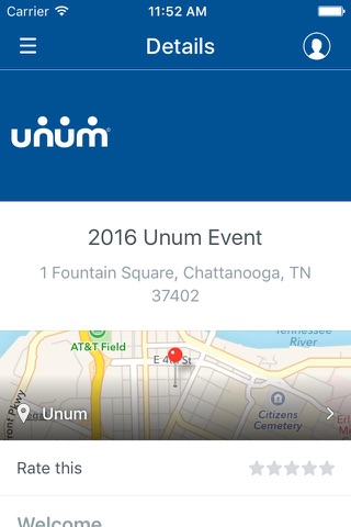 Unum Events screenshot 2
