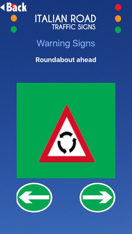 Italian Road Traffic Signs