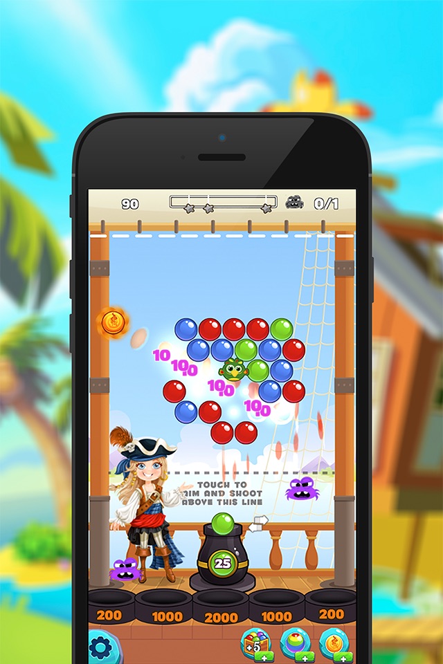 Pirate Paradise - Bubble POP screenshot 4