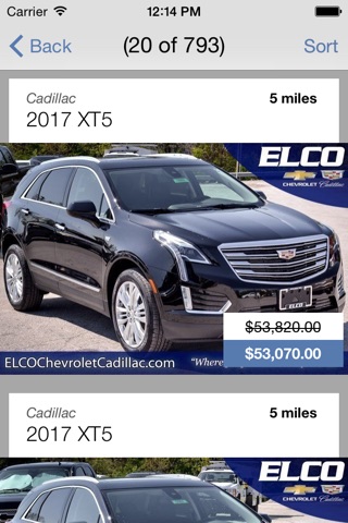 ELCO Chevrolet Cadillac MLink screenshot 2
