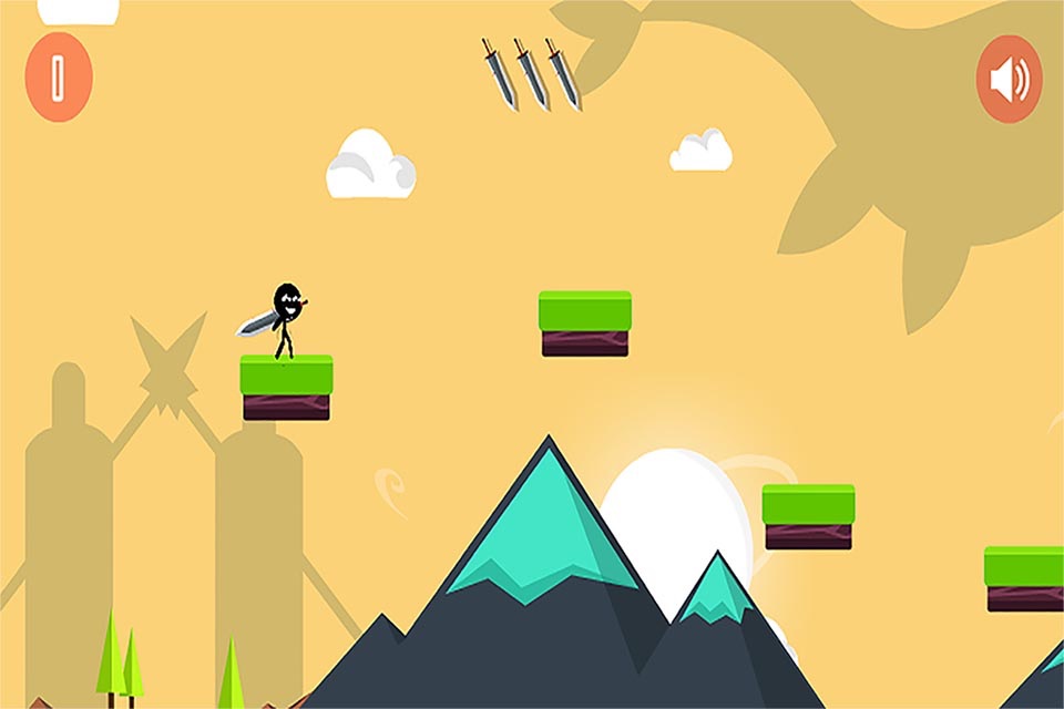 Infinity Sword:Crossy River - Stickman Hero Endless Arcade Game screenshot 2