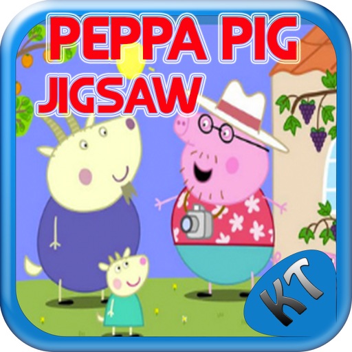 Pig Jigsaw Puzzles games for kids icon