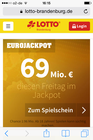 Lotto Brandenburg screenshot 2