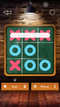 Captura de Pantalla 2 Tic Tac Toe Pro - Glow Multiplayer Online 2 Player Free with friend ( 3 in a row ) iphone
