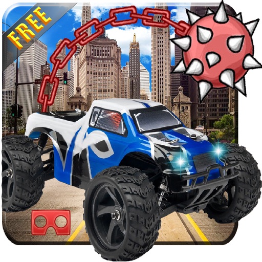 VR Heavy Monster Truck Flail Riders: Crush and Burn Syndicate traffic Cars Free iOS App