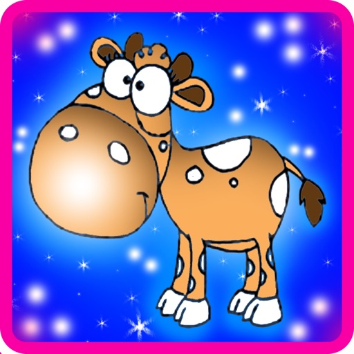 Coloring For Kids Enjoy Paintbox Cow And Chicken Edition Icon