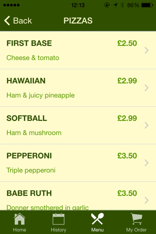 Home Run Pizzas screenshot 4