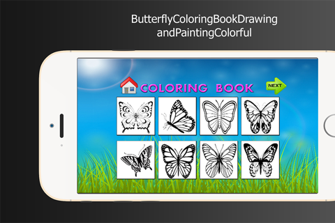Butterfly Coloring Book Drawing and Painting Colorful screenshot 4