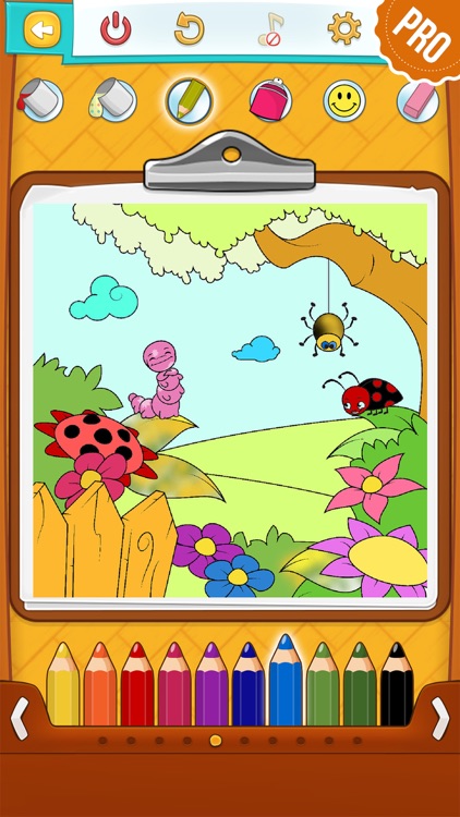 Spring Coloring Pages for Kids PRO - Flower & Butterfly Coloring Book