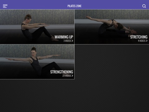 Pilates Zone - exercise videos screenshot 2