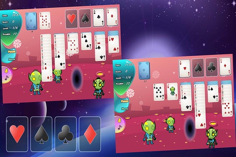 Solitaire Kingdom(Space) - Spider Solitaire and Classic Peaks Card screenshot 4