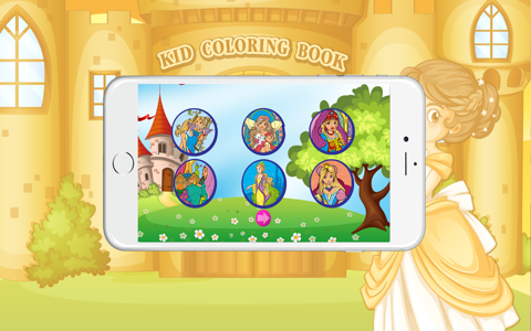 Coloring books (princess2) : Coloring Pages & Learning Games For Kids Free! screenshot 2