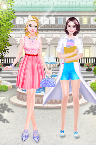 Princess Doctor Care - Royal Hospital Beauty Salon: Girls SPA, Makeup & Dressup Makeover Game screenshot 2