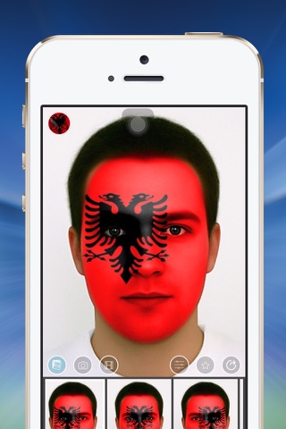 Flag Face Albania screenshot 3