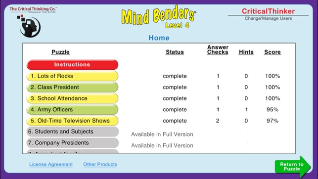 Mind Benders® Level 4 (Free)(圖5)-速報App