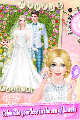 Romantic Dream Wedding Beauty Salon - Summer Spa, Makeup and Dressup Game for Girls screenshot 3