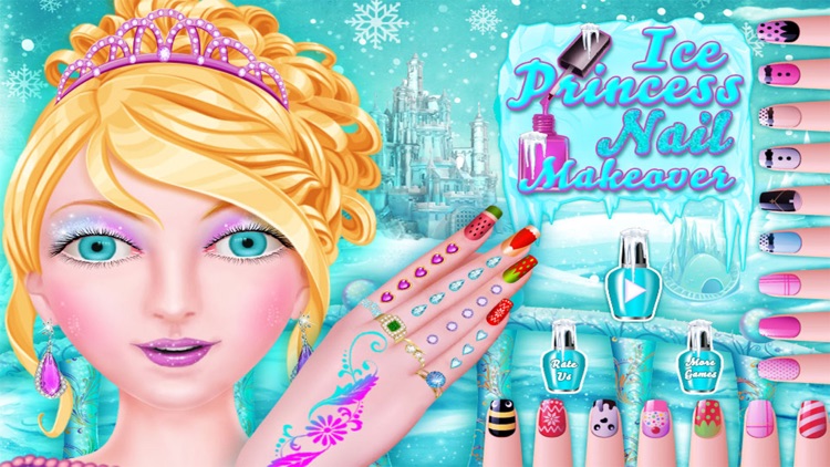 Ice Princess Nail Salon Girls Games