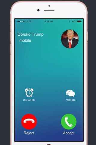 Fake Call Donald Trump 2016 - Prank Your Friends For Free screenshot 2