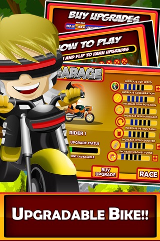 Captain Superhero Stunt Race Wars  – The Bike Racing Games for Free screenshot 3
