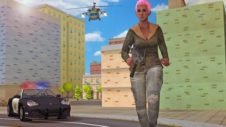 Grand Gangster Girl Auto City Crime screenshot-3