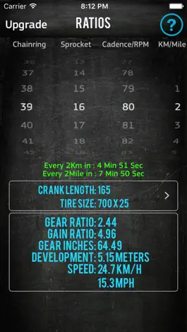 Game screenshot Bike Gear Calculator GearRatio mod apk