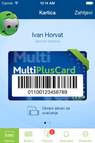 MultiPlusCard screenshot 2