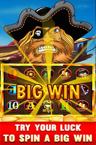 Golden Pirate Slots - Spin the Xtreme Pirate Casino Slots To Win Caribbean Grand Bingo Jackpots! screenshot 2