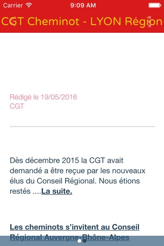 CGT Cheminots - Région de Lyon screenshot 3