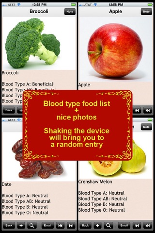 600+ Food List for your Blood Type screenshot 2