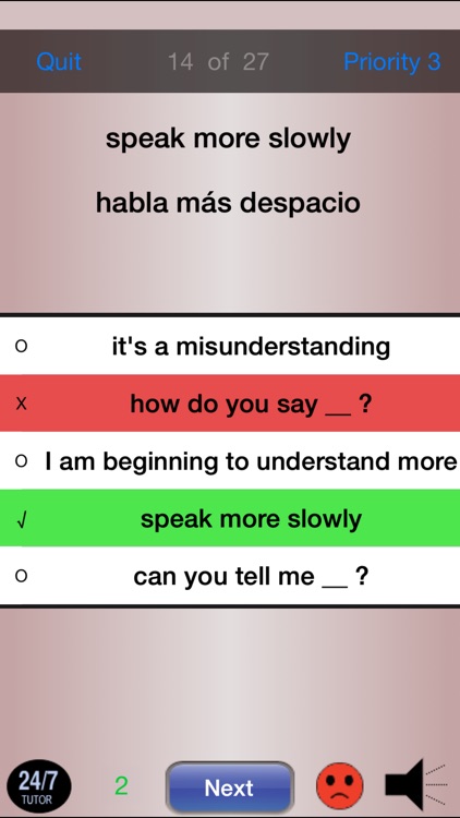 Spanish Phrases 24/7 Language Learning screenshot-3