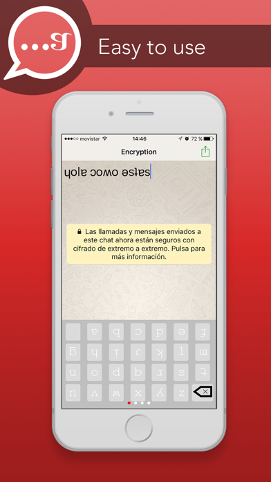 Encryption for WhatsApp in your messages Screenshot 1