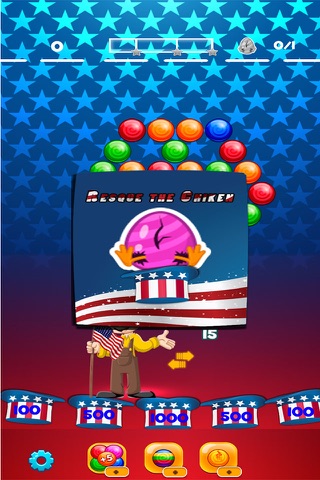 Independence Day Bubble Shooter Adventures screenshot 3