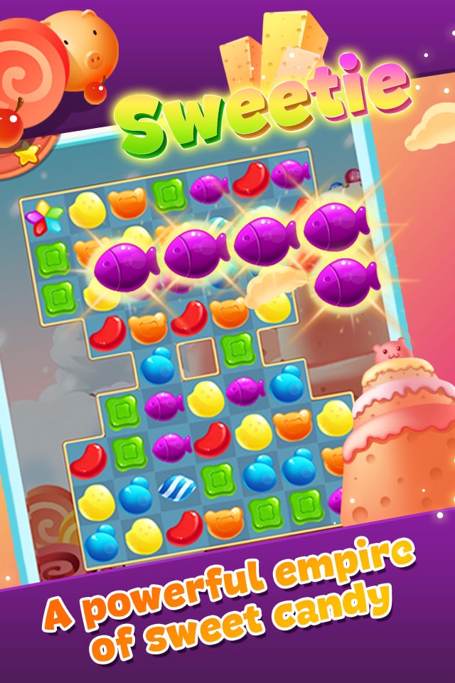 Sugar Sweetie - Swipe & pop best candy to dash crazy blast screenshot 3