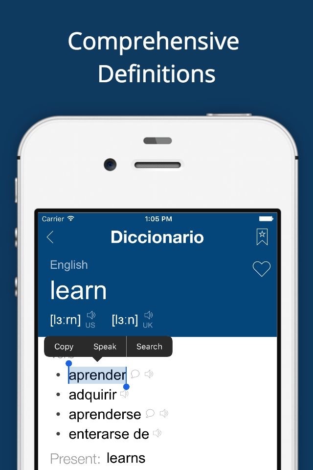 Spanish English Dictionary App screenshot 2