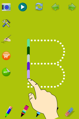 Trace Letter Level 4, Uppercas - náhled