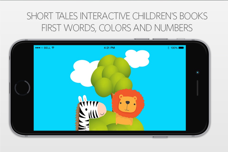 Small Stories for Kids - Short Tales Interactive Children's Books: First Words, Colors and Numbers screenshot 2