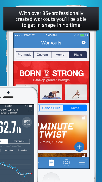 Fitness Vriend iPhone app afbeelding 4