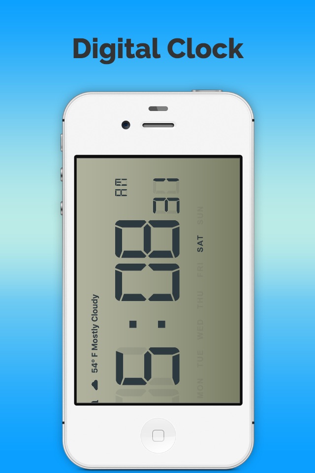 Clock and Local Weather Forecast-Free screenshot 3