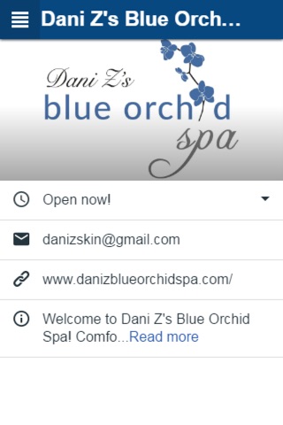Dani Z's Blue Orchid Spa screenshot 2