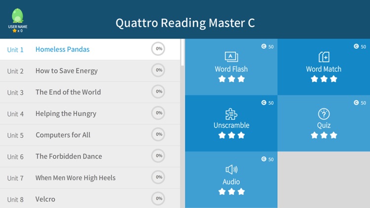 Quattro Reading Master C