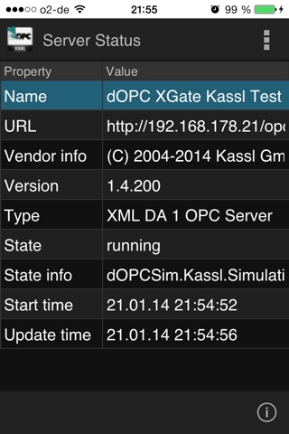 OPC XML DA Explorer screenshot 2