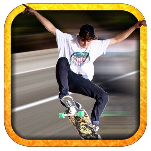 Downhill Xtreme Skateboard City Moto Traffic - Showcase your cool moves and stunts in moto city traffic in an endless skating iOS App