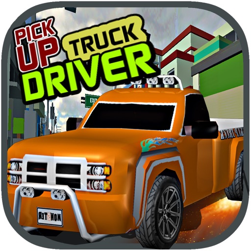 Pick up Truck Driver Icon