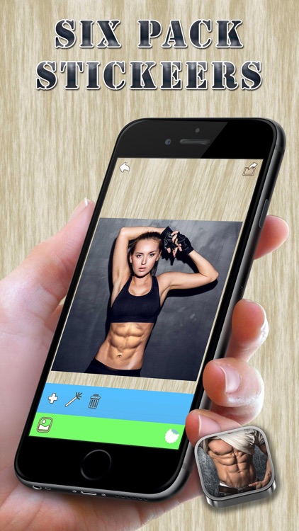 Six Pack Stickers - Fitness Photo Editor and Muscular Abs Camera for Perfect Gym Body