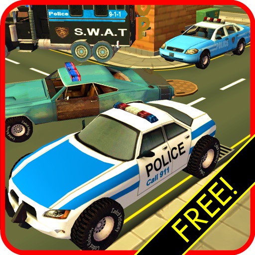 Police Car Race & Chase Adventure Sim Free iOS App