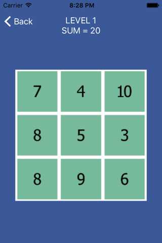 Sum Square Puzzle screenshot 2